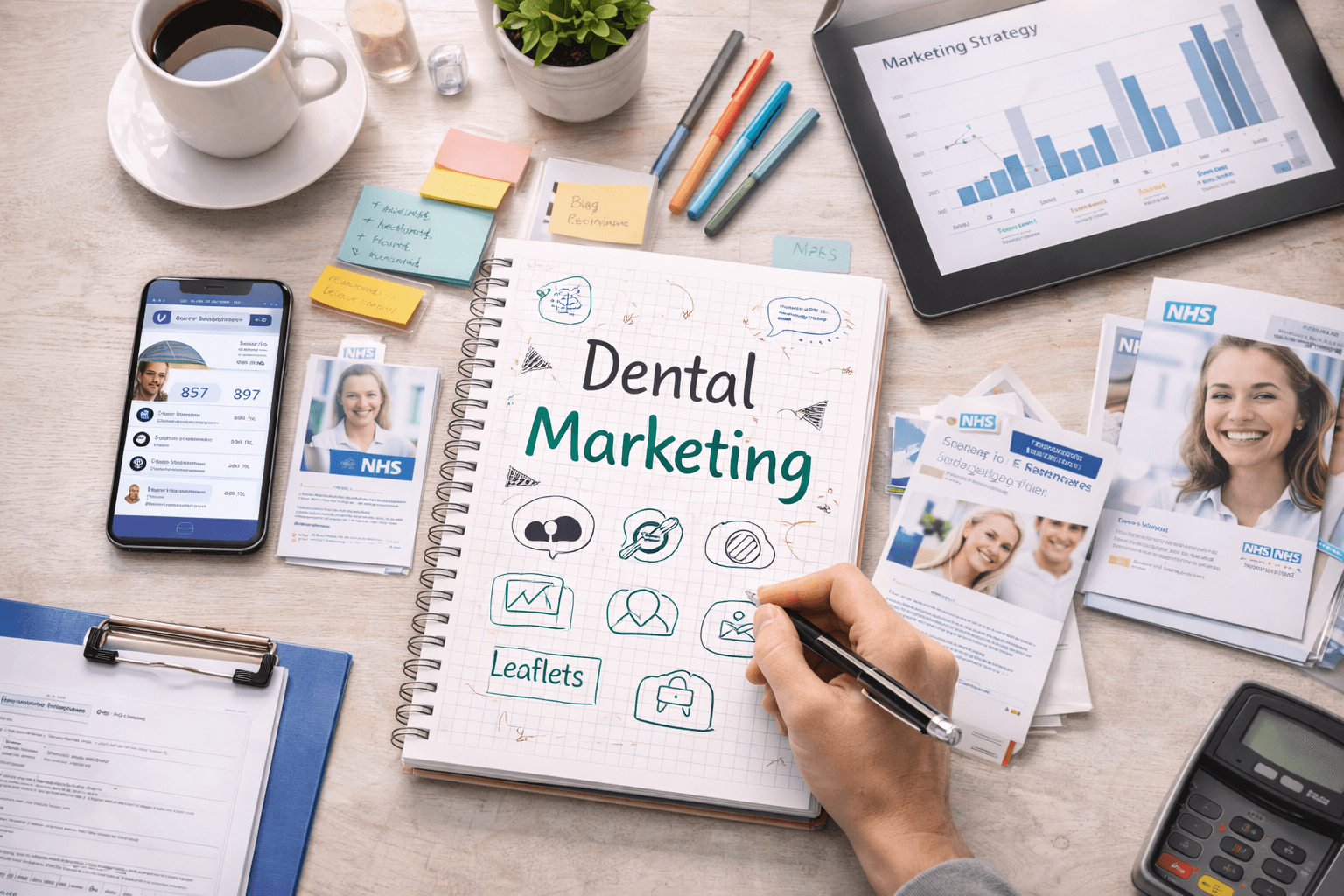 Modern dental practice marketing strategy planning